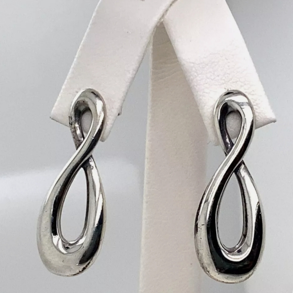James Avery Infinity Sterling Silver Earrings